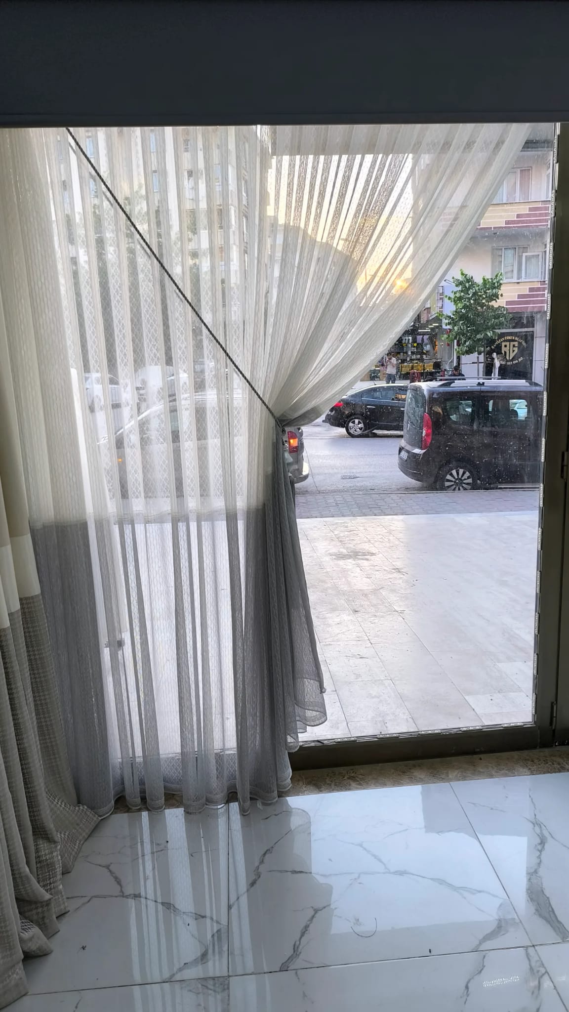 Salon Tül Perde Çalışması